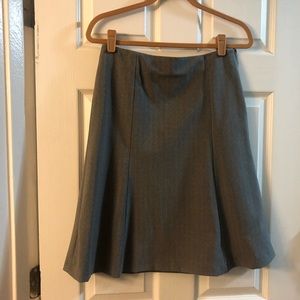 GAP pinstripe gray lined skirt size 4
